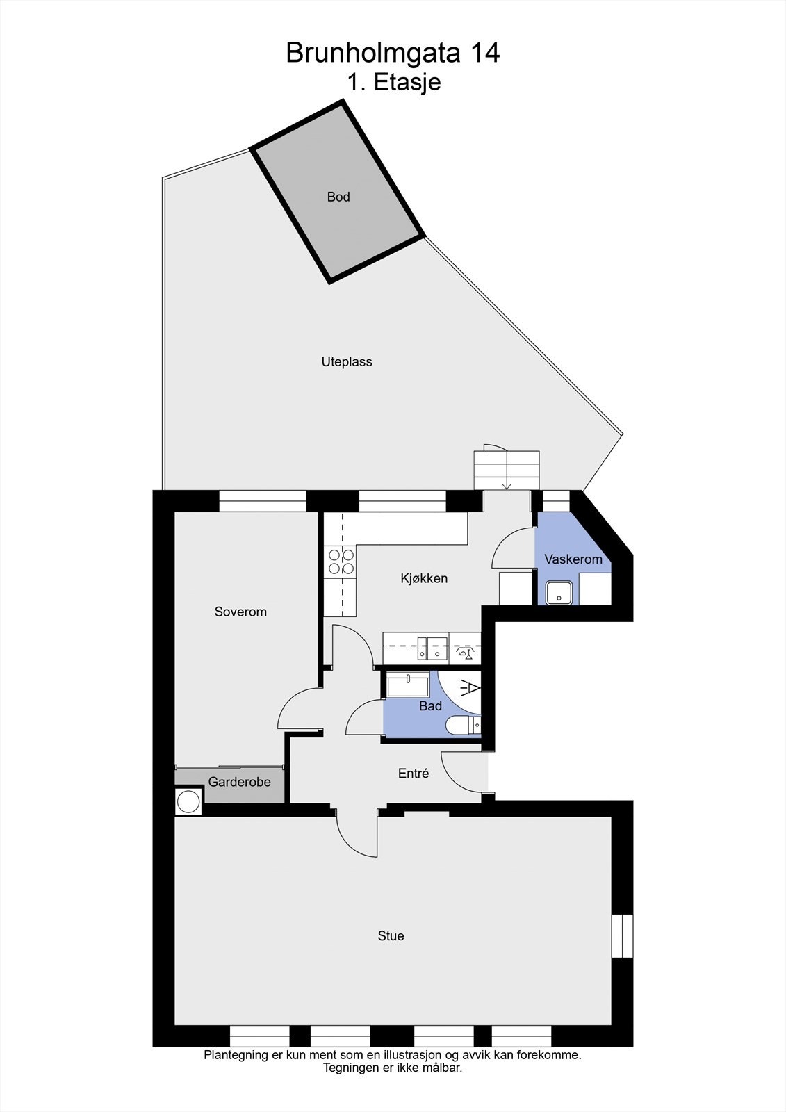 Plantegning Galleribilde