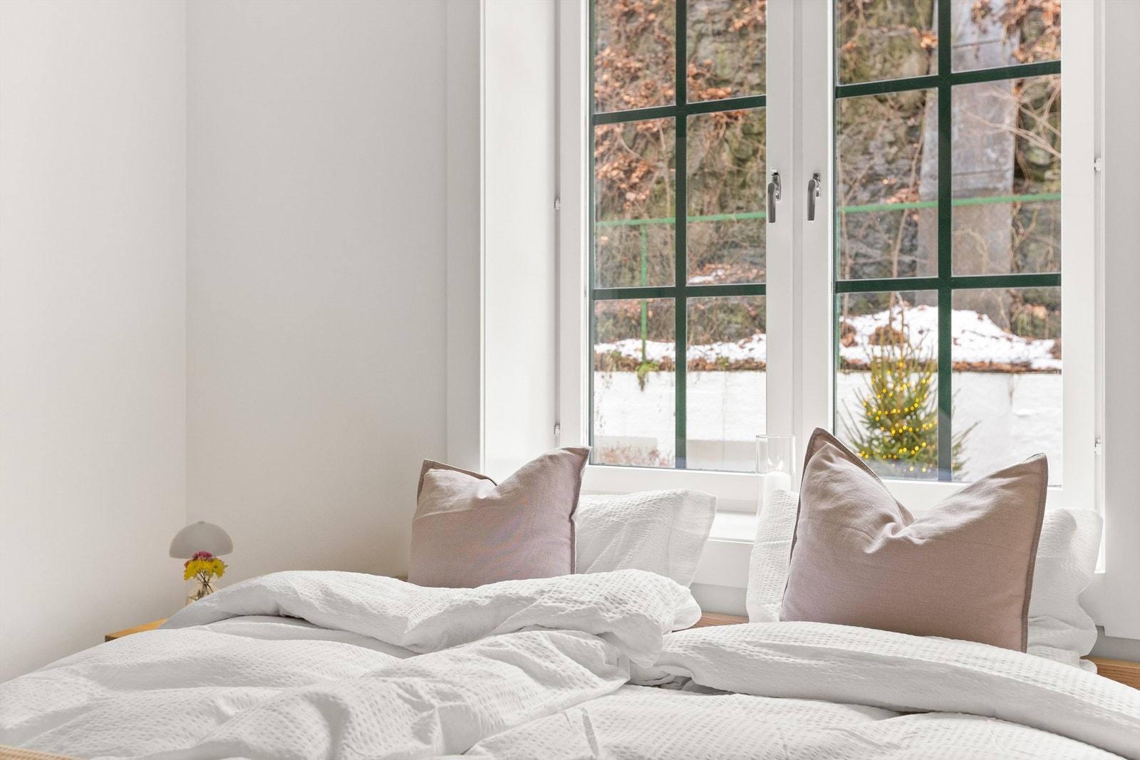 Det er en hyggelig utsikt fra soverommet. Galleribilde