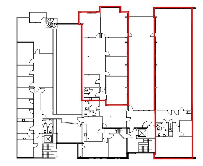 Oversikt ledig areal 4.etg. Galleribilde
