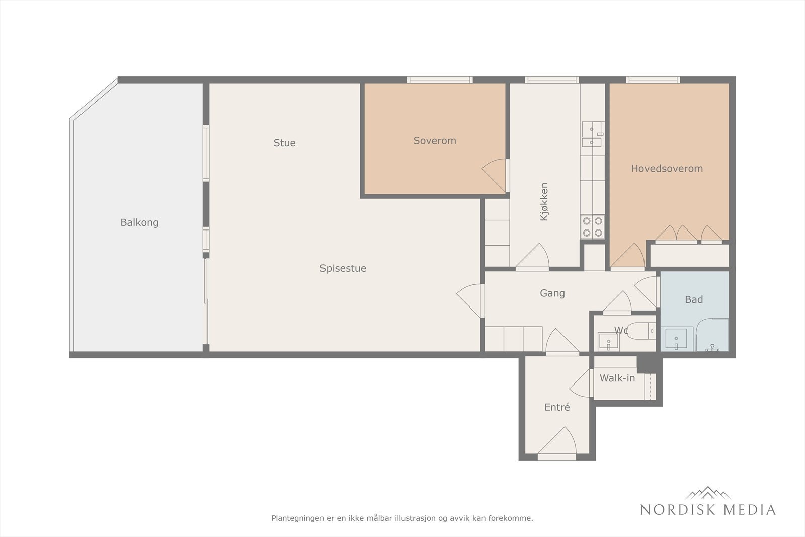 Plantegning Galleribilde