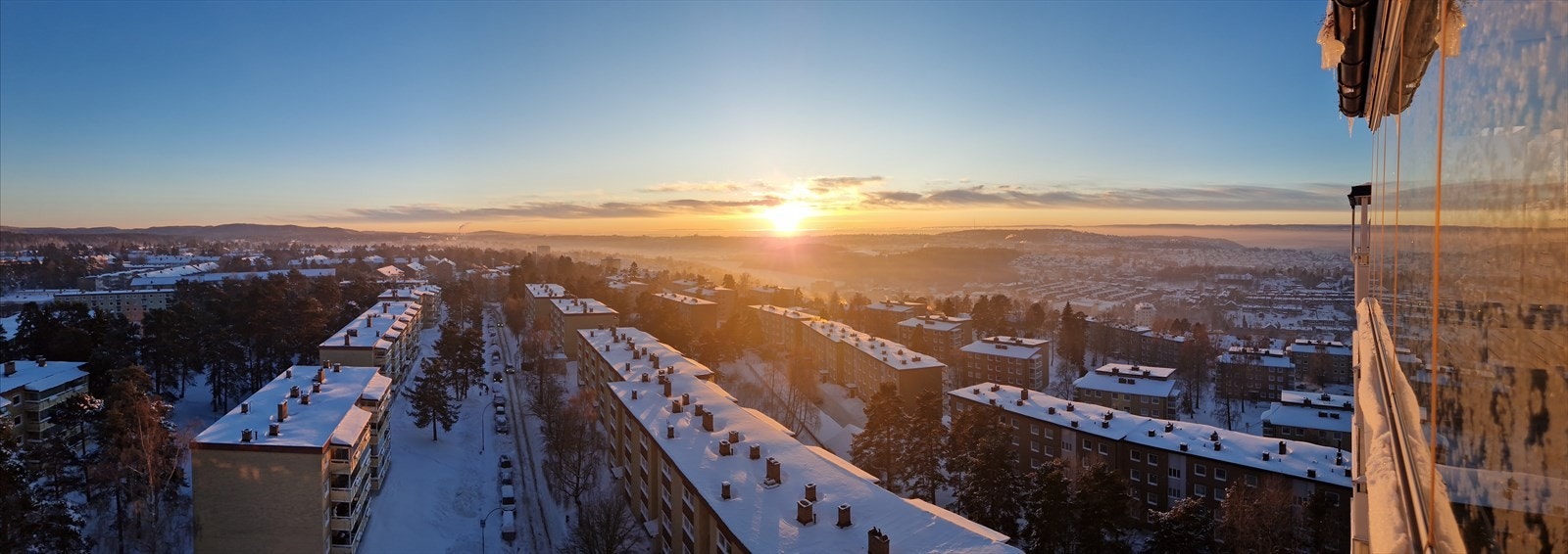 Utsikt fra balkong. Privat bilde tatt av selger. Galleribilde
