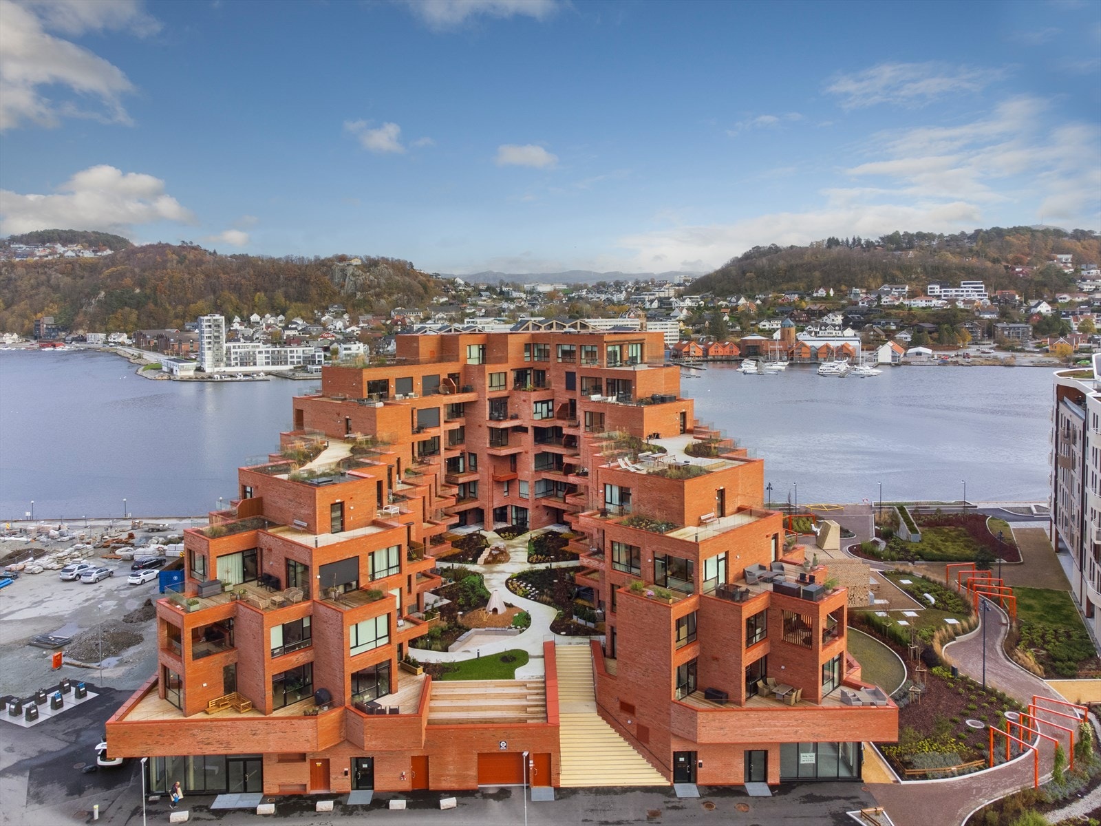 Ankeret i Havneparken - et fantastisk boligprosjekt som ble ferdigstilt i 2024 i Sandnes sentrum Galleribilde