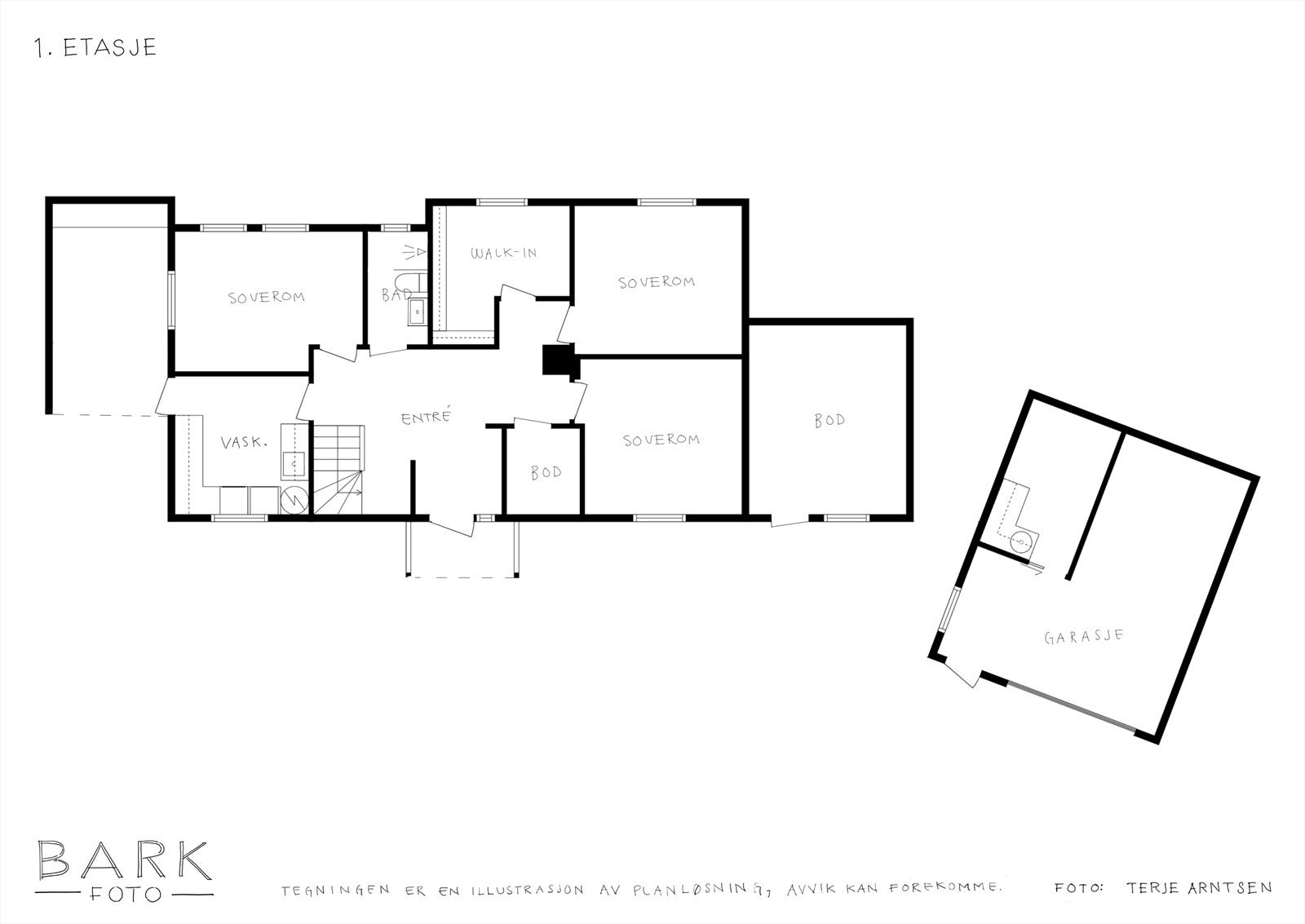 Plantegning Galleribilde