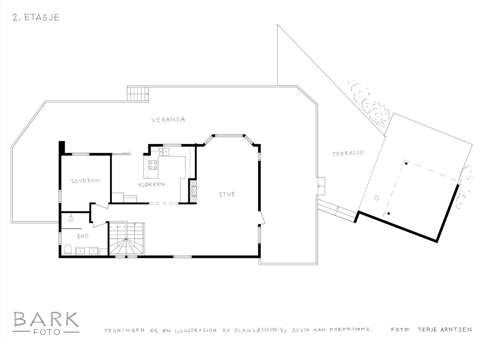 Plantegning Galleribilde