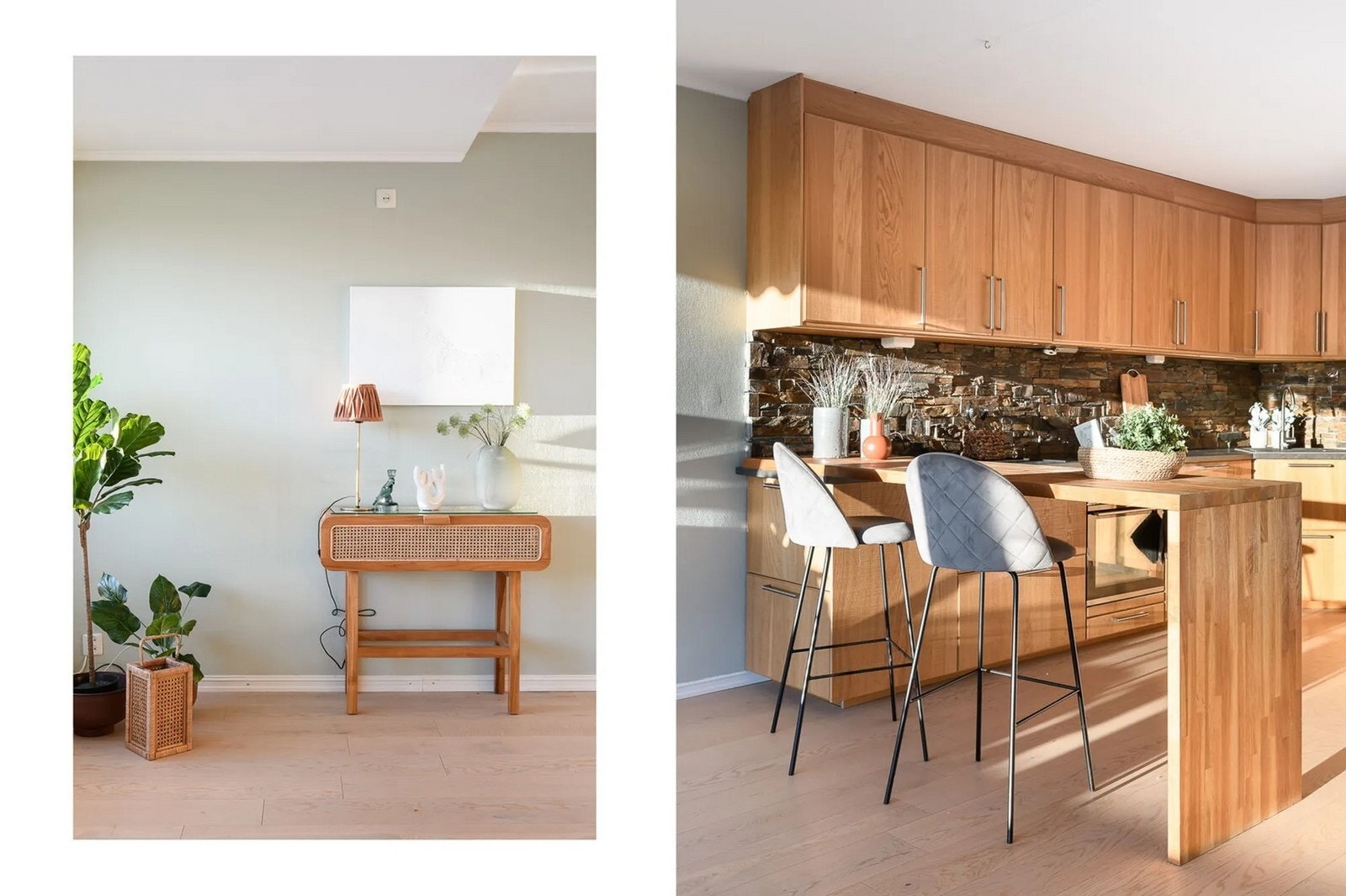 Flotte lysforhold gjennom hele rommet. Galleribilde