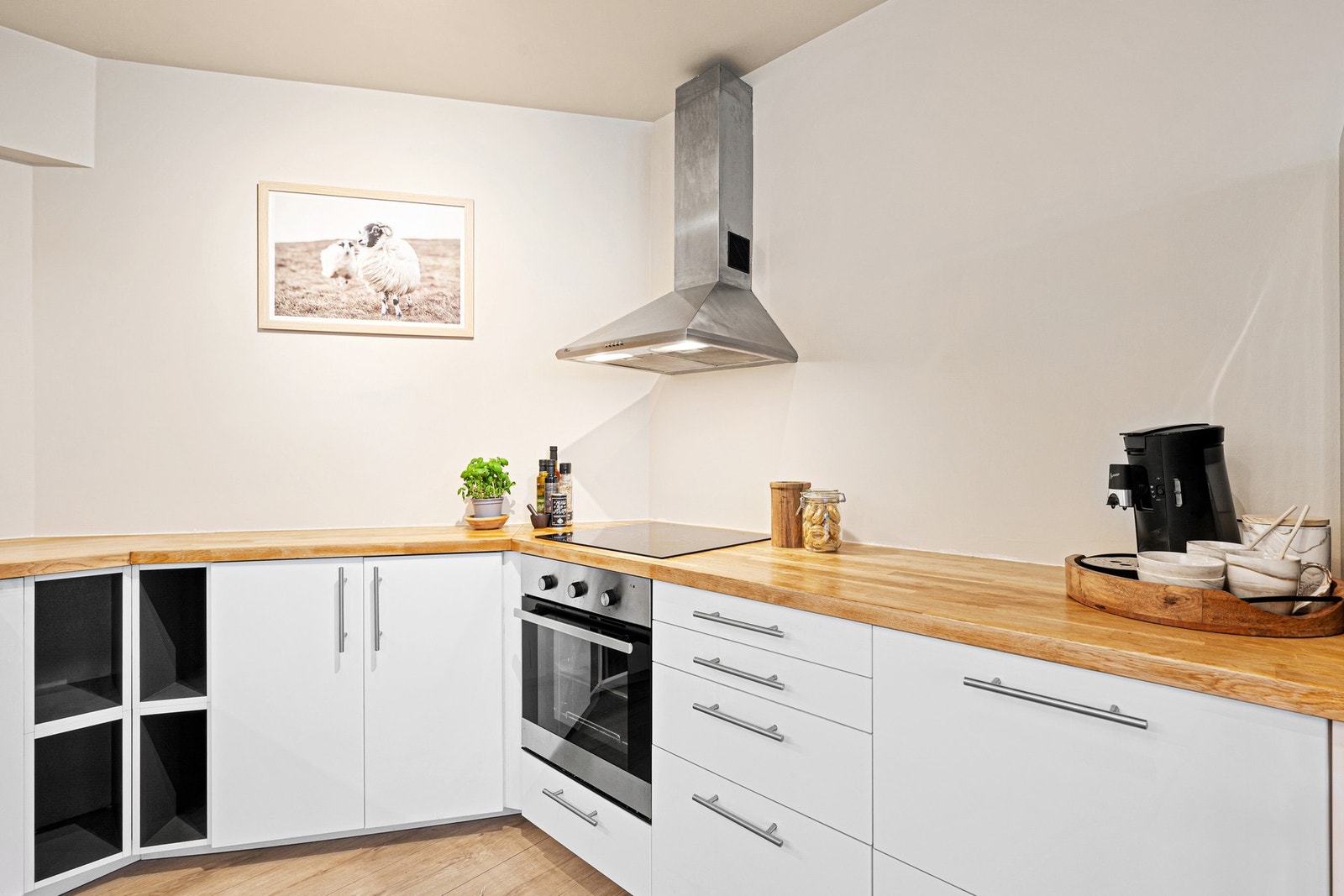 Integrert platetopp, stekeovn og oppvaskmaskin. Galleribilde