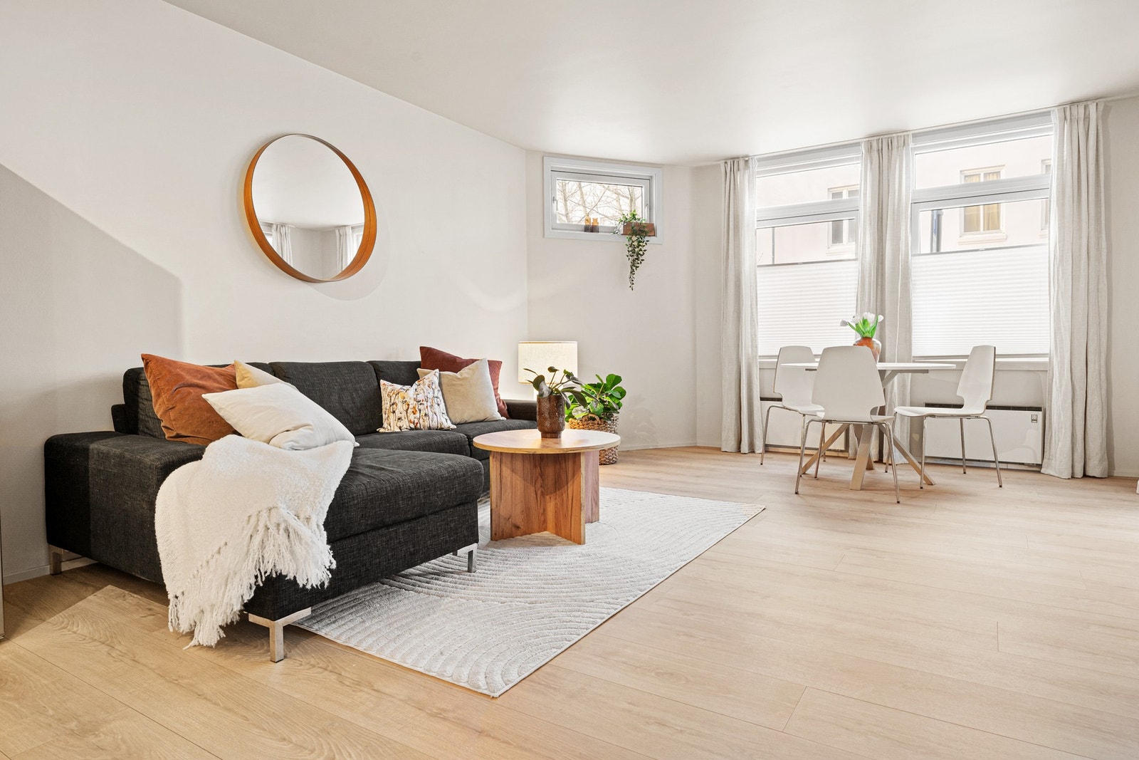 Her får du en sjarmerende leilighet med gjennomgående god standard. Galleribilde