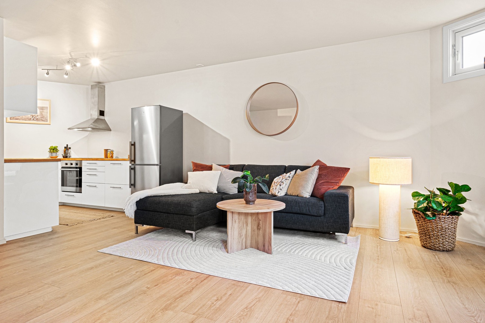 Boligen har en naturlig sonedeling og er lett å innrede. Galleribilde