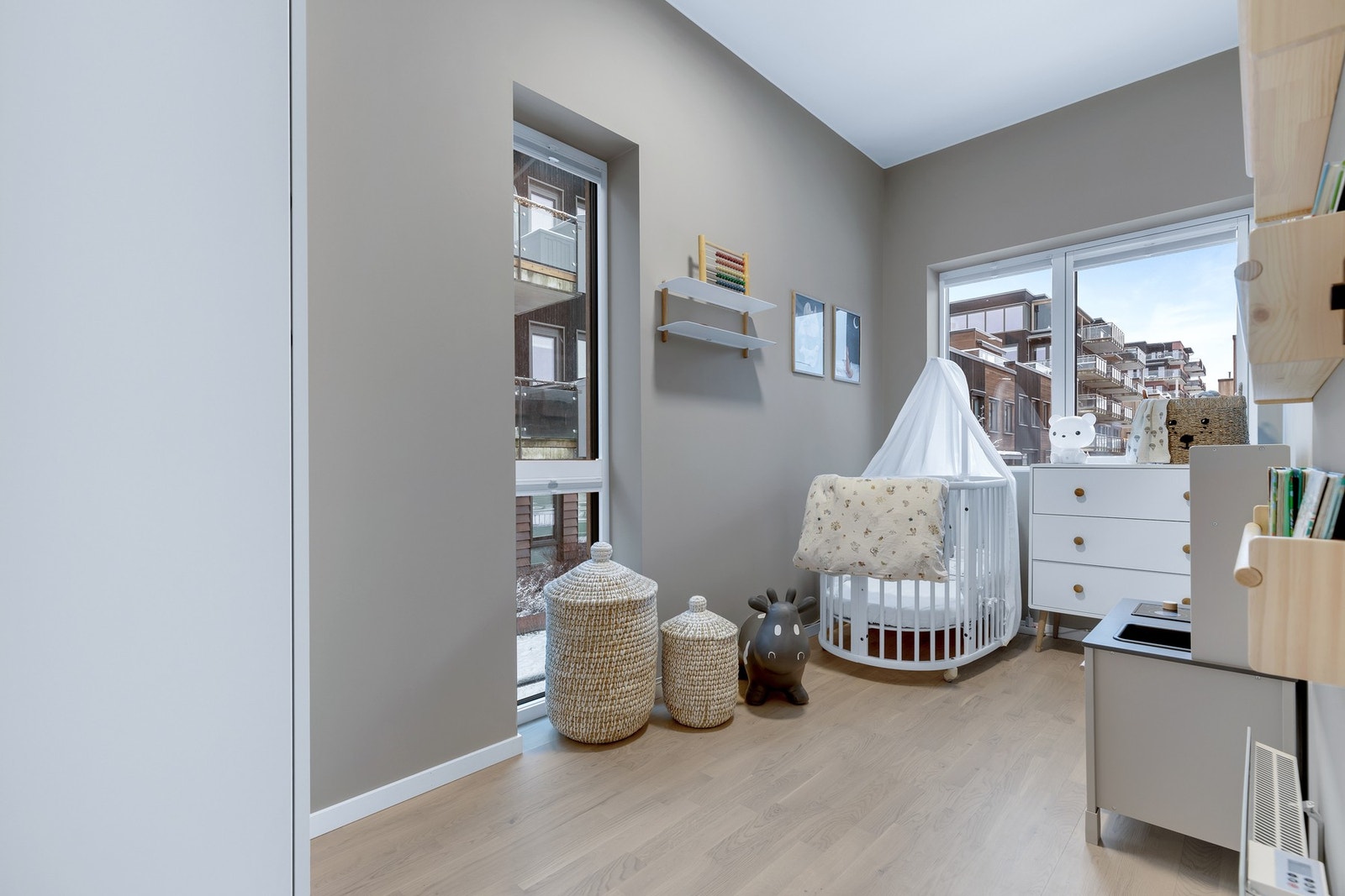 Luftig soverom på 7,5 kvm. Galleribilde