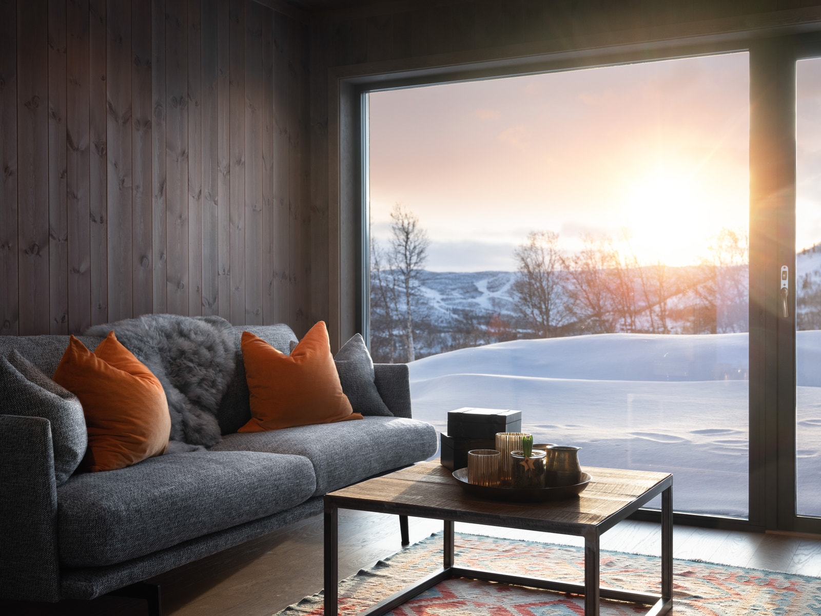 Budalen. Solrikt og nydelig utsikt over Geilo Galleribilde