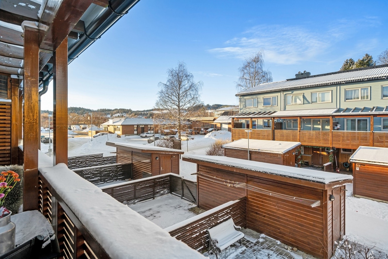 Her kan man nyte gode solforhold. Galleribilde