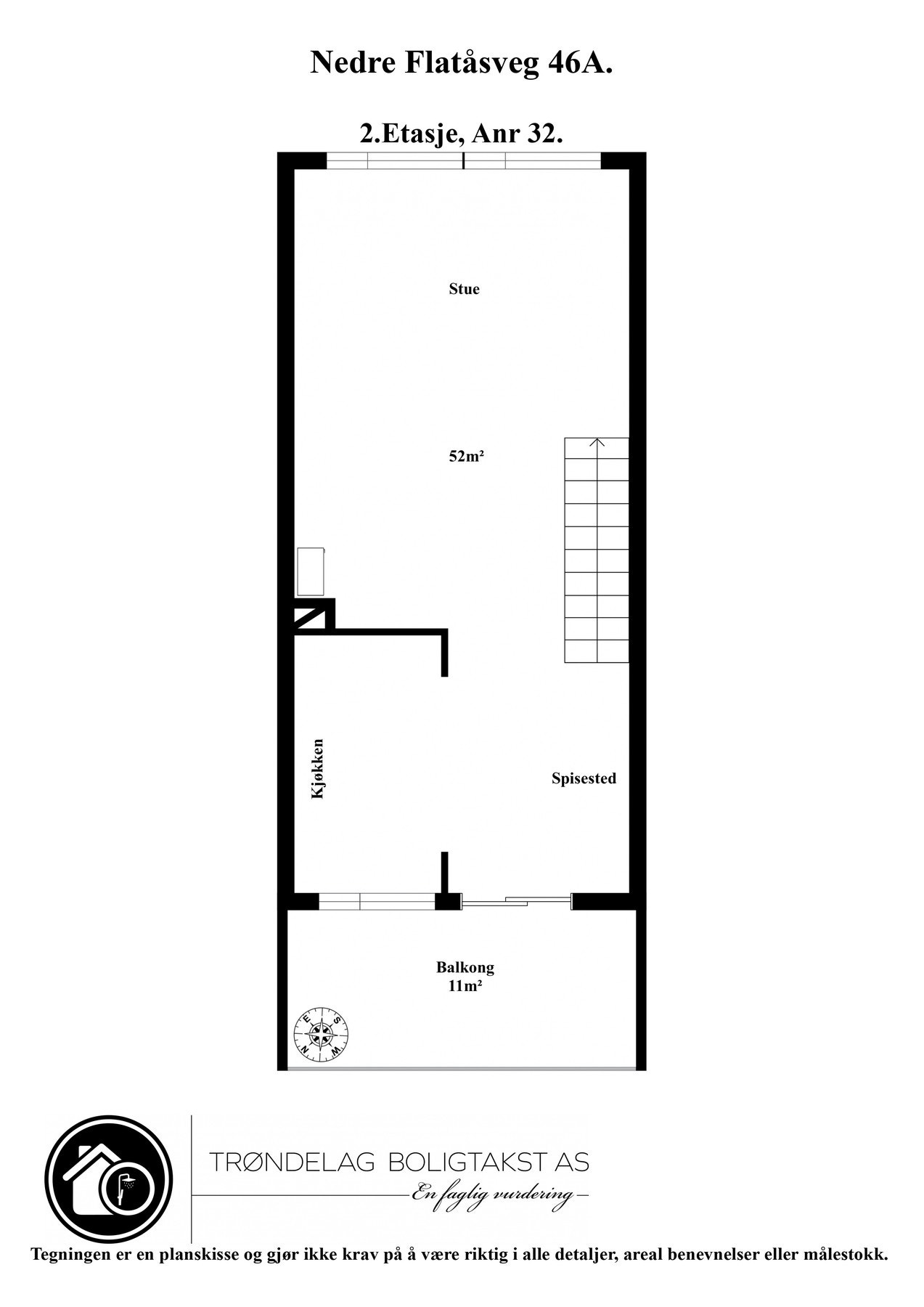 Planskisse 2. etasje. Galleribilde