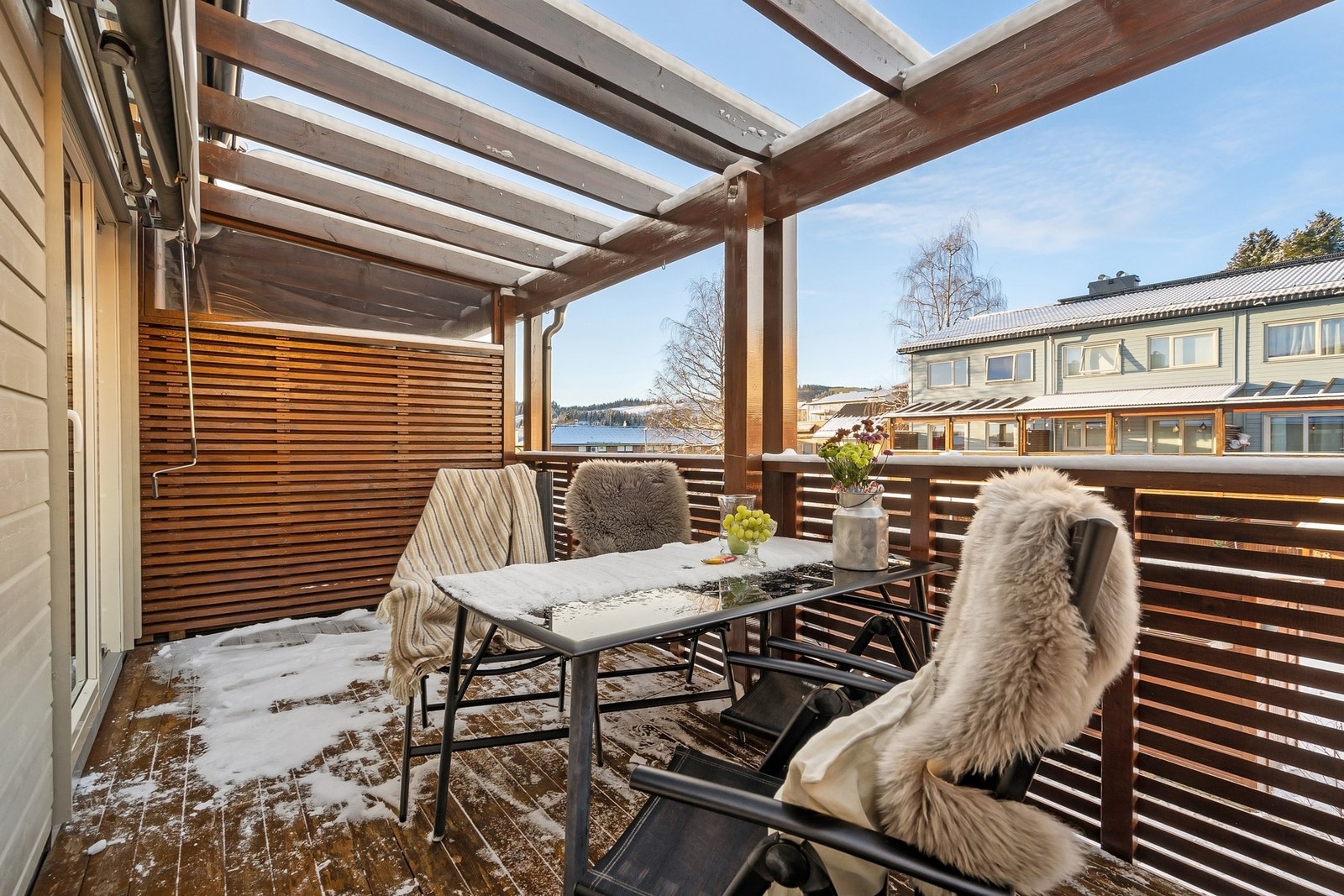 Koselig balkong på 11 kvm. Galleribilde
