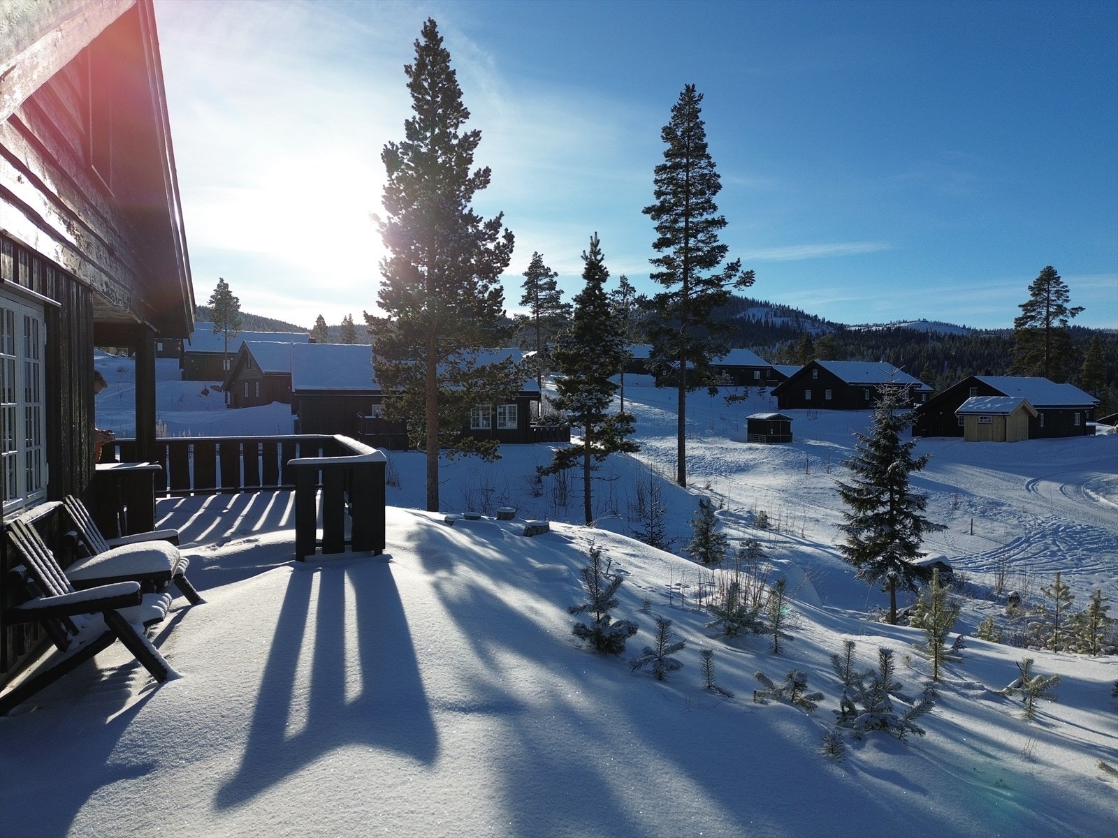 Gode solforhold med lang solgang. Galleribilde