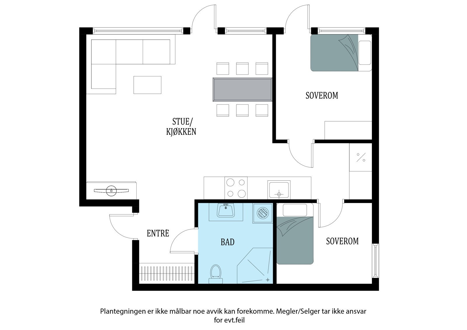 Plantegning Galleribilde
