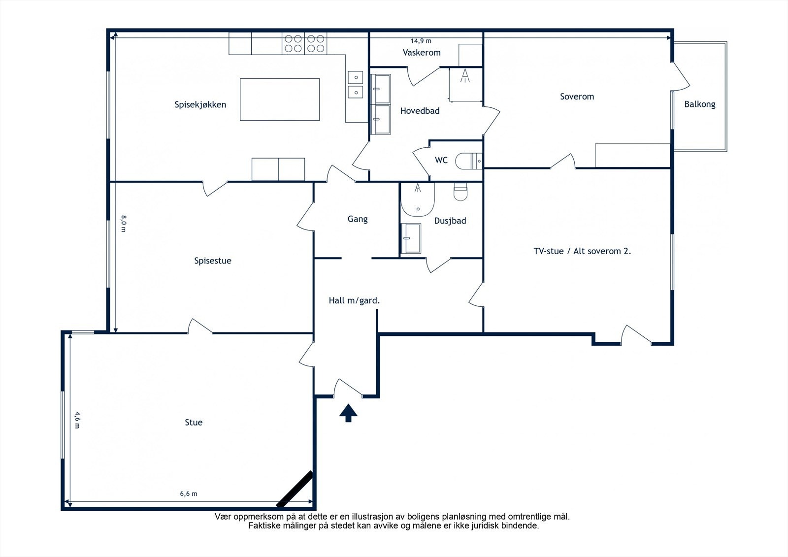 Plantegning Galleribilde
