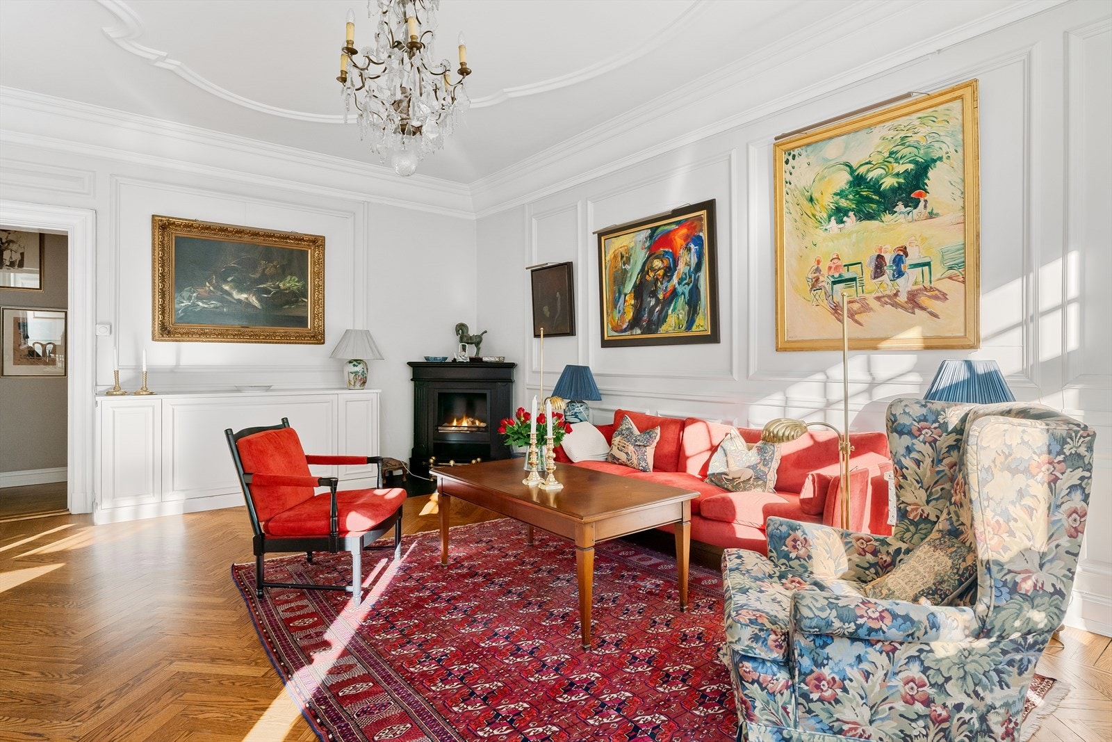 Biopeis i den store fine stuen Galleribilde