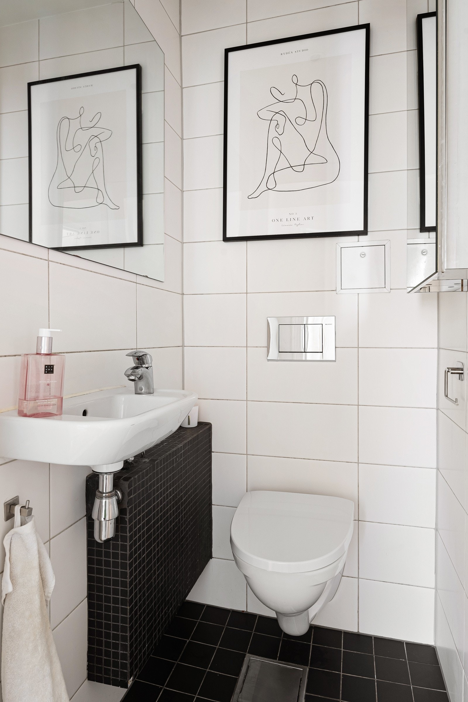 Toalettrom i hallen Galleribilde