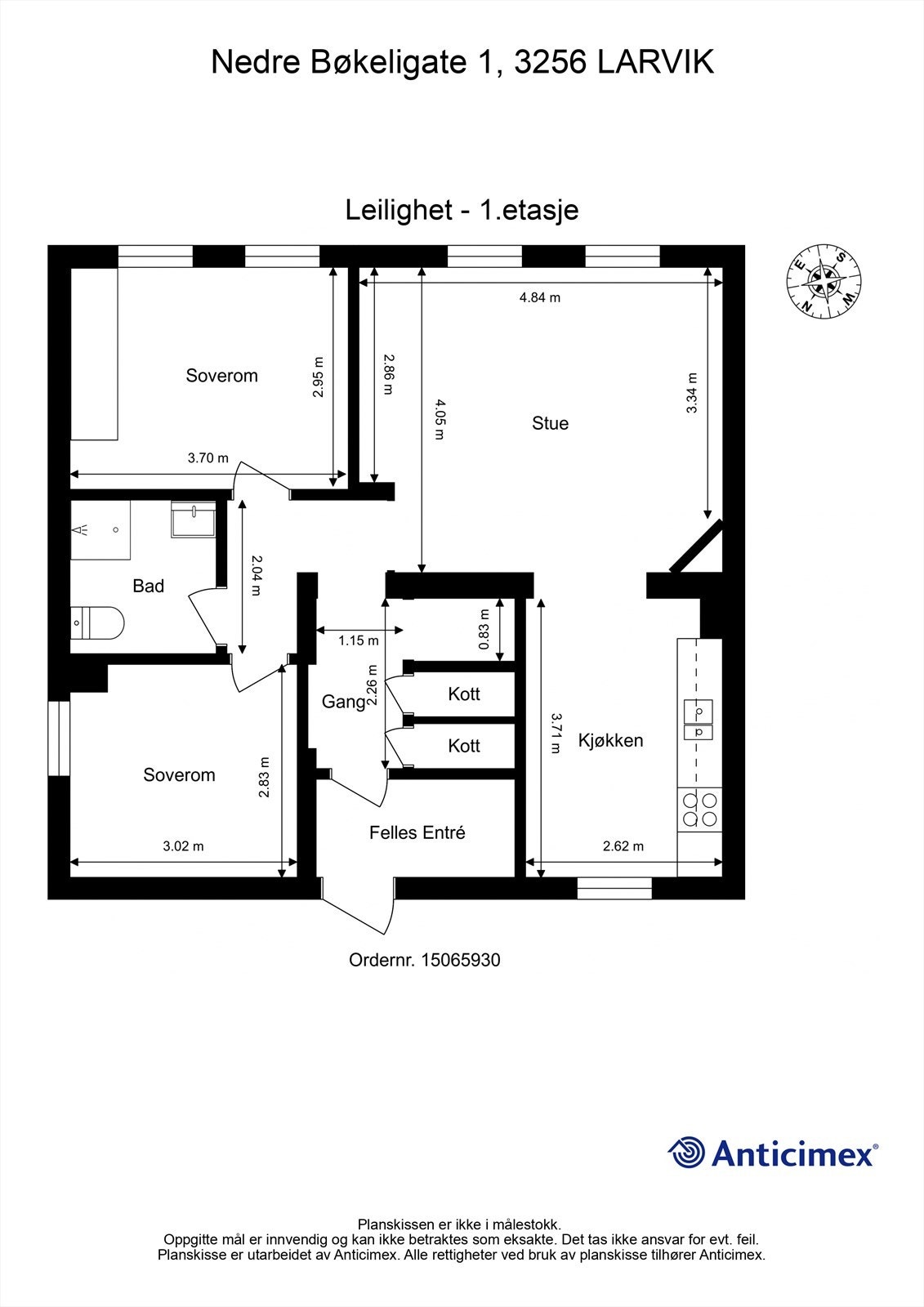 Plantegning Galleribilde