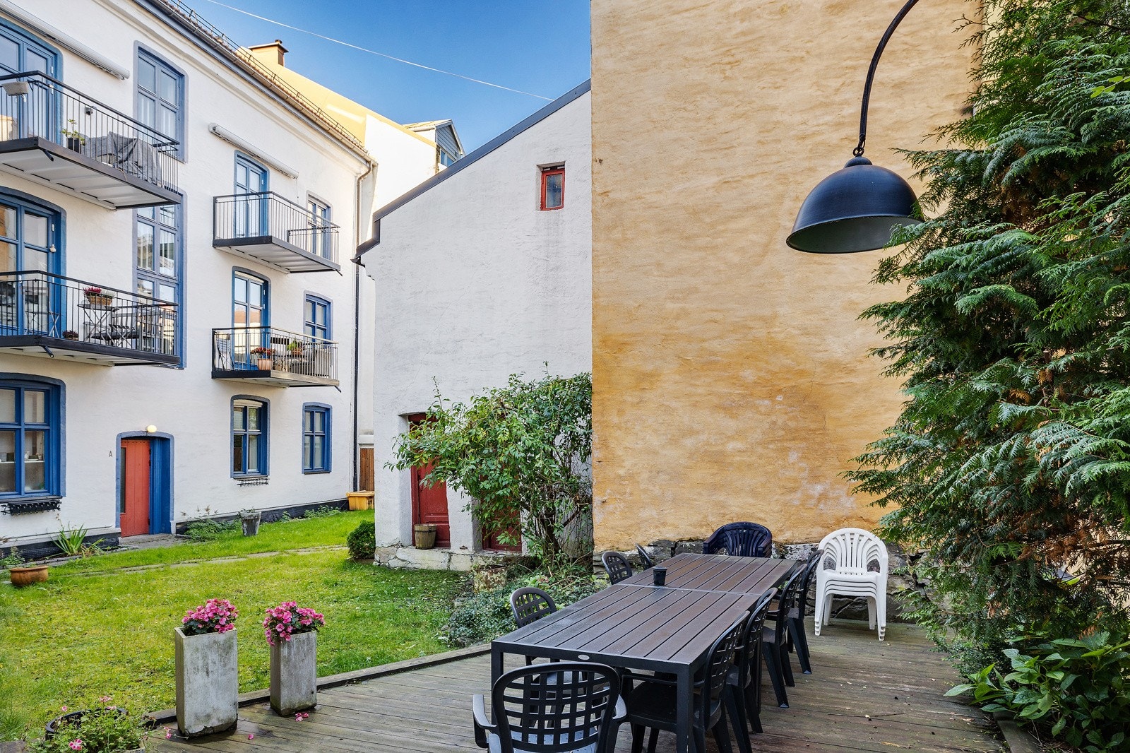 Det er etablert sittegrupper i fellesområdene Galleribilde