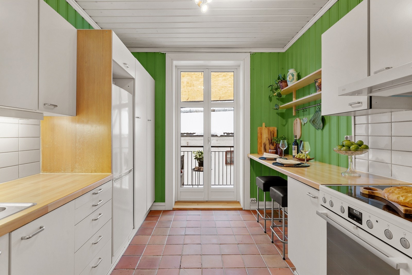 Boligen har separat kjøkken Galleribilde