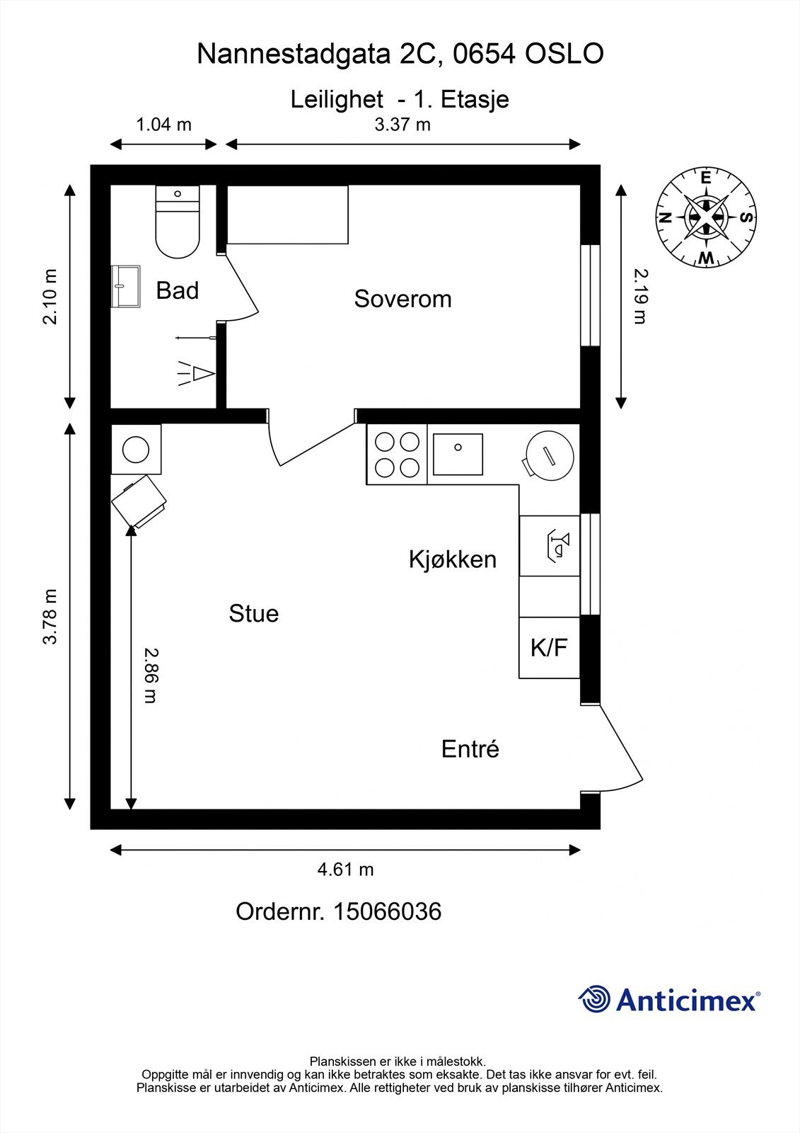 Plantegning Galleribilde