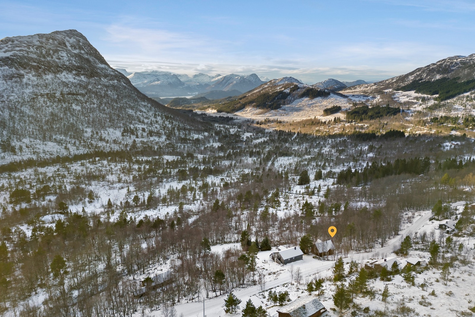 Oversiktsbilde og flott utsikt Galleribilde