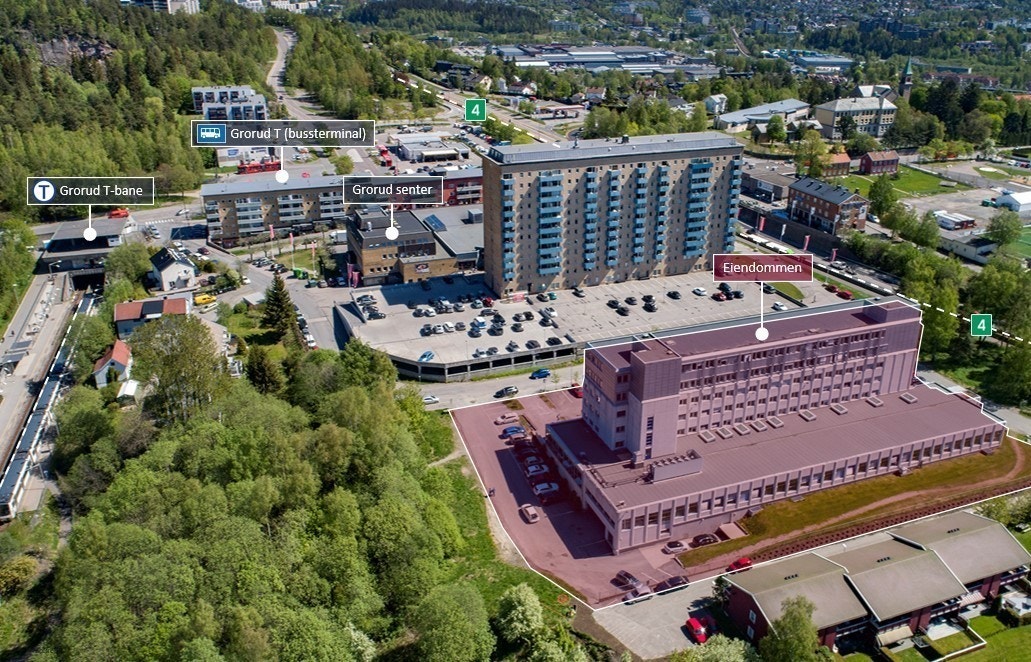 Rosenbergveien 15 - nabo til Grorud senter. Galleribilde