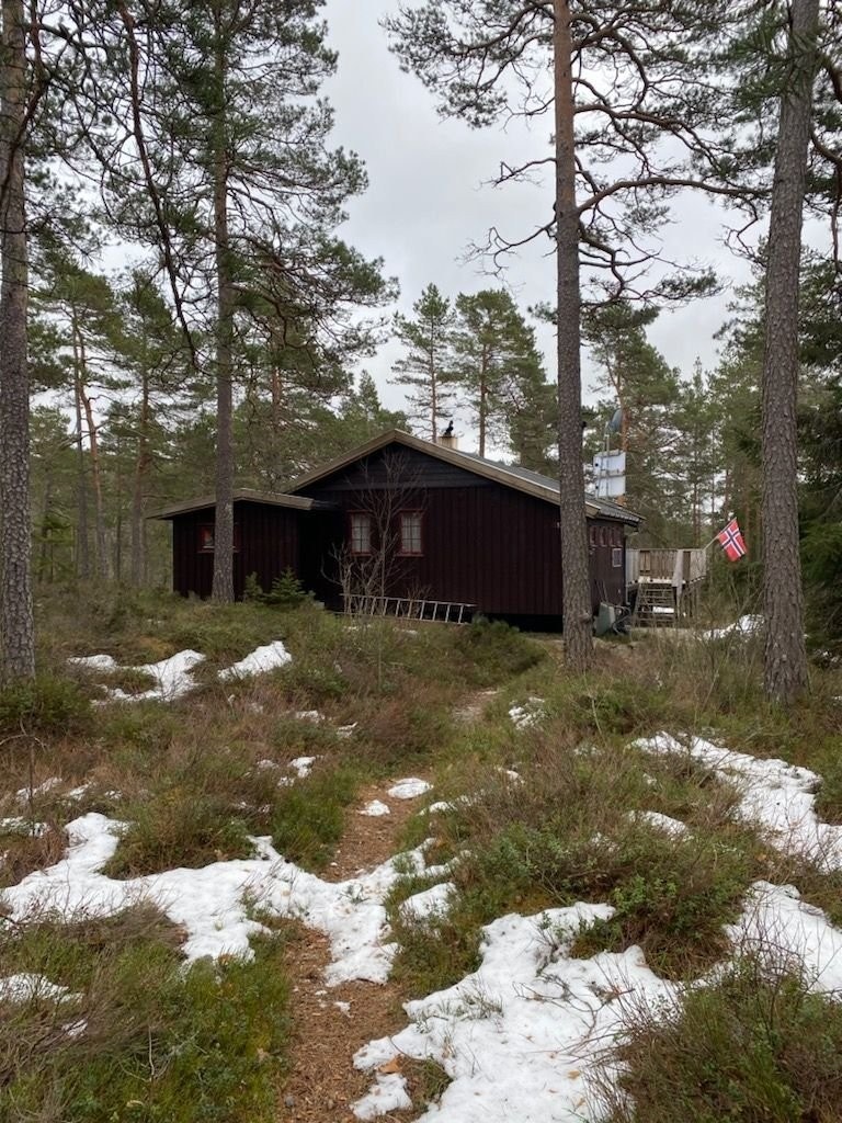 Bod bak hytte på 10m2 . Galleribilde