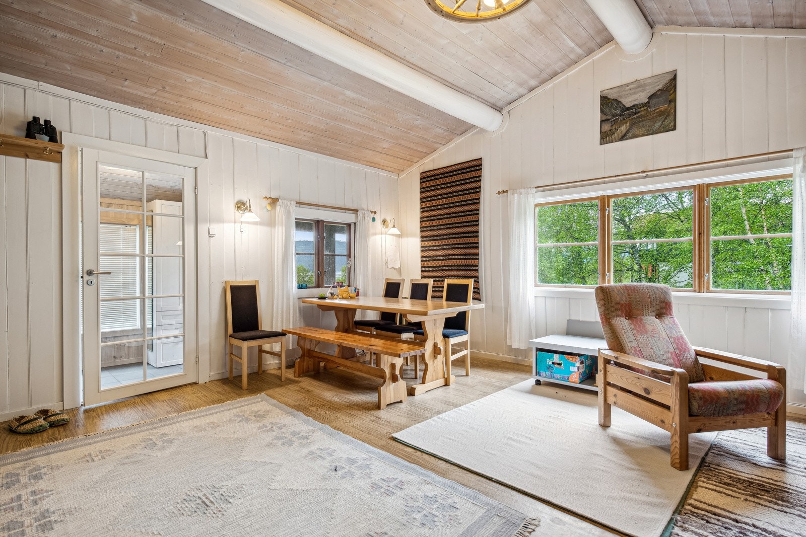 Stuen i hytta Galleribilde