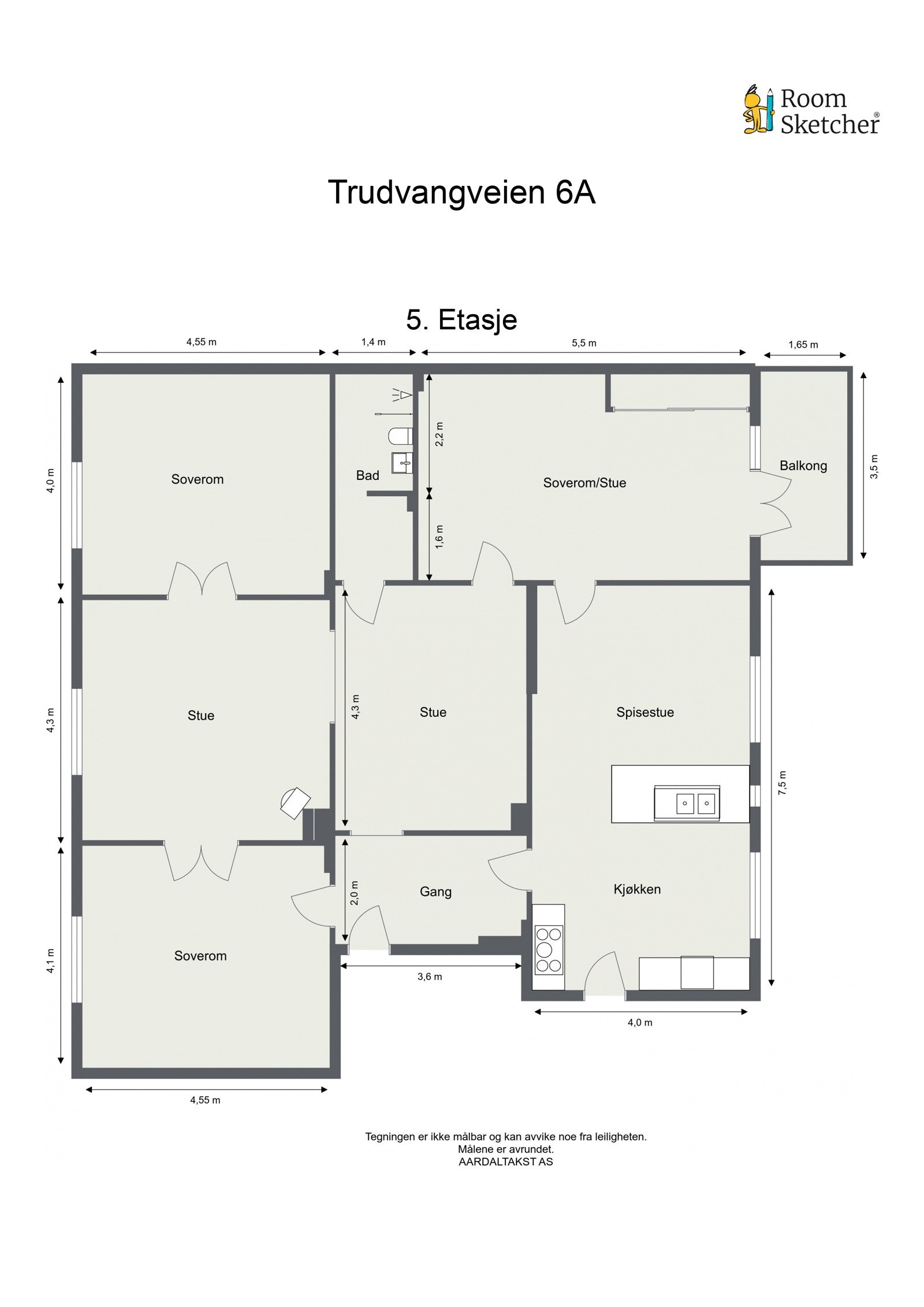 Planskisse. Boligen har to innganger og fleksibel planløsning med mange bruksmuligheter. Galleribilde