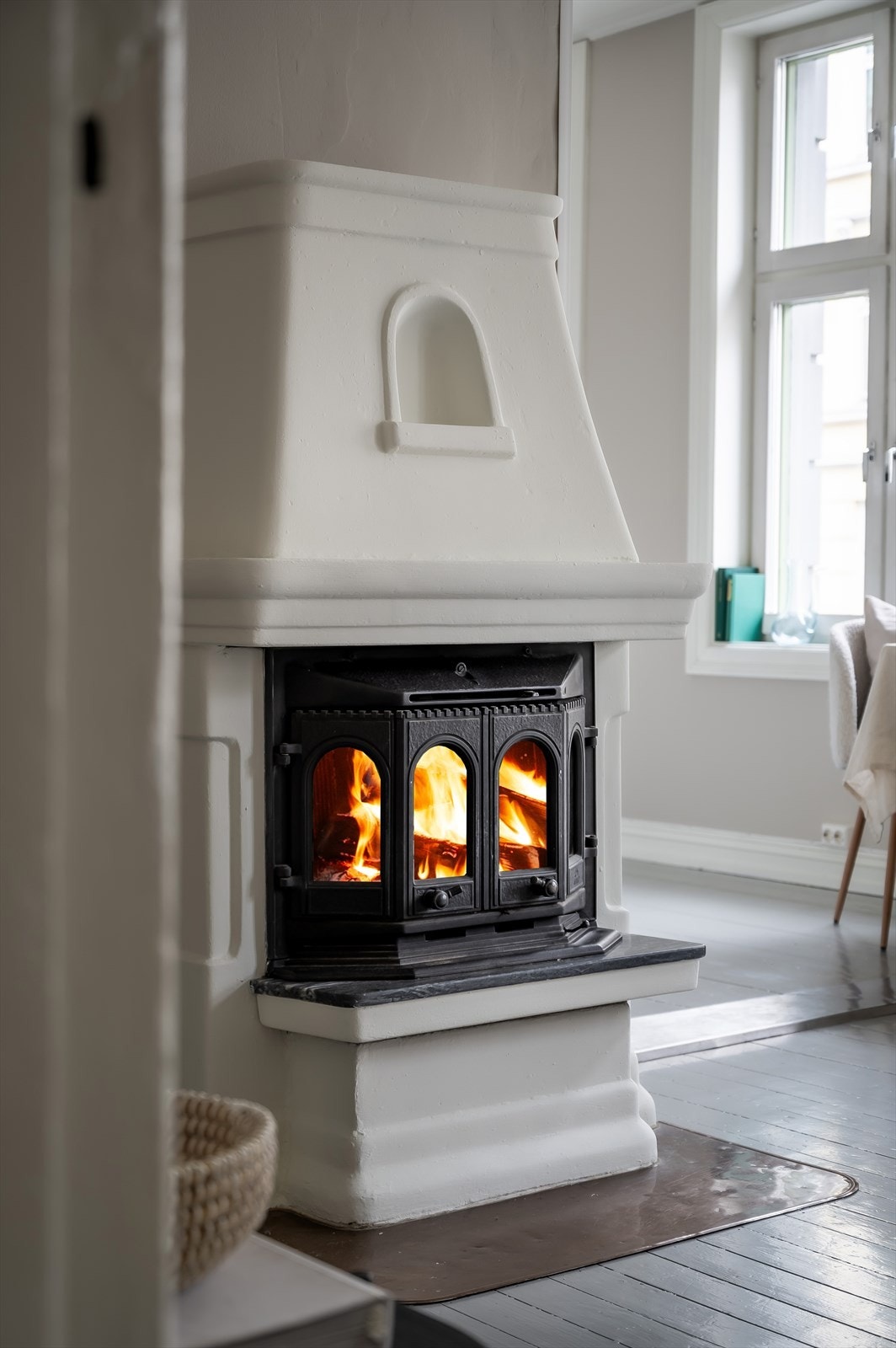 Peis som varmer godt på kalde dager. Galleribilde