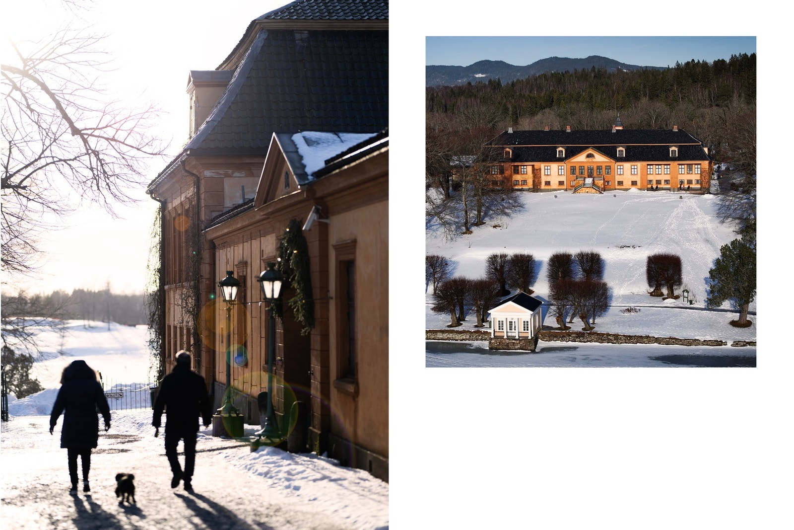 Bogstad Gård: Historiske omgivelser med turmuligheter og naturskjønne landskap. Galleribilde