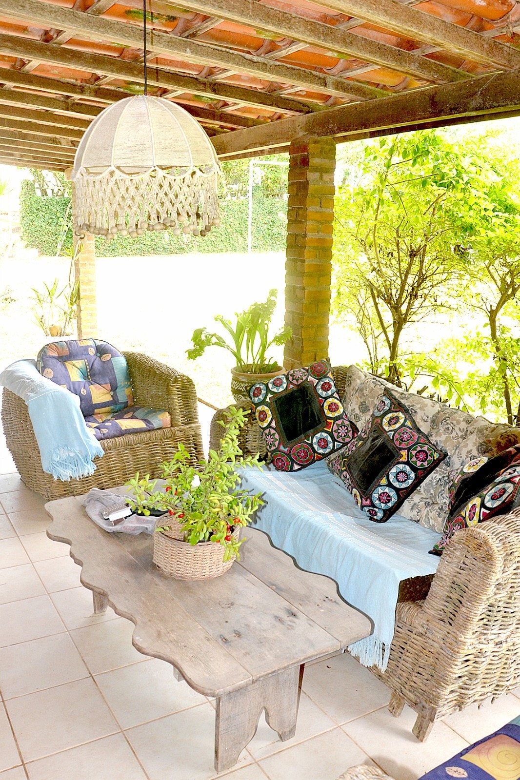 Sittegruppe på terrassen Galleribilde