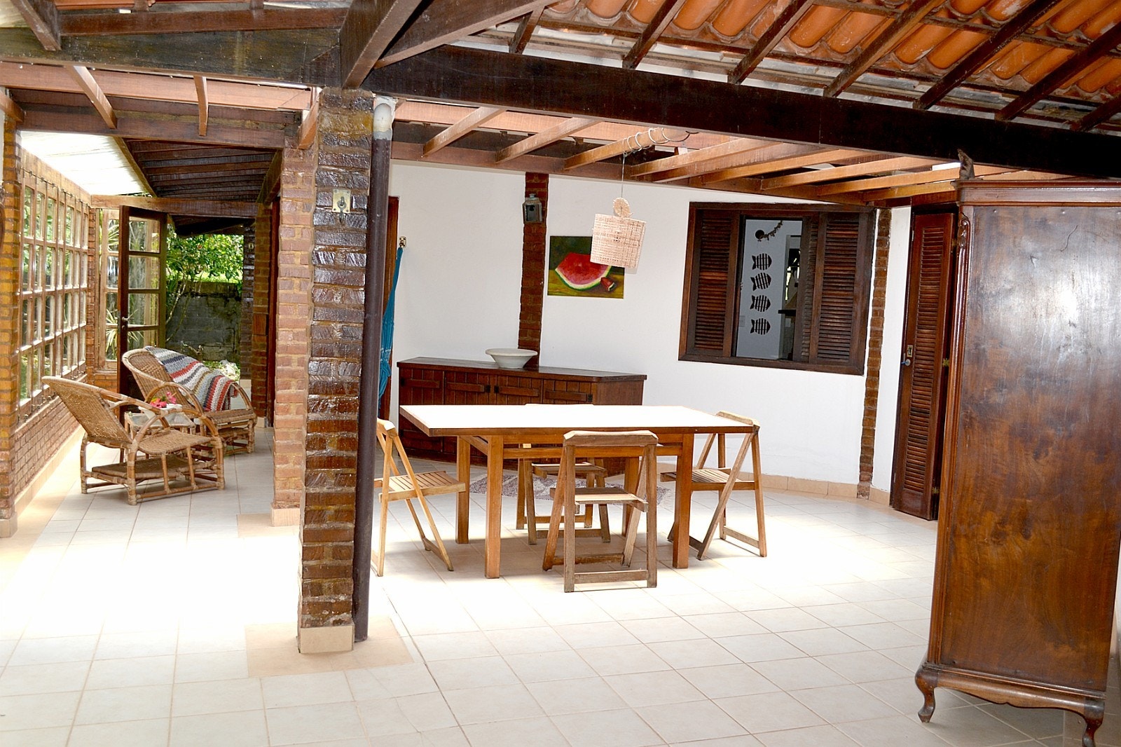 Spisestue / innebygget atrium Galleribilde