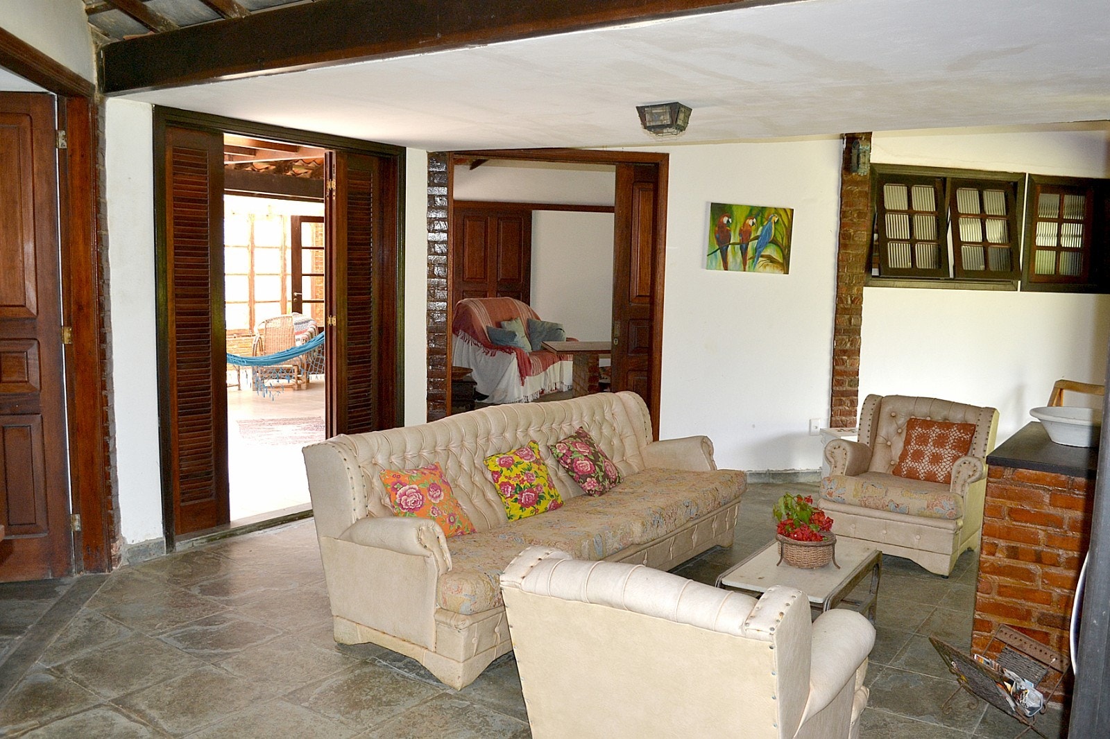 Stue med sittegruppe Galleribilde