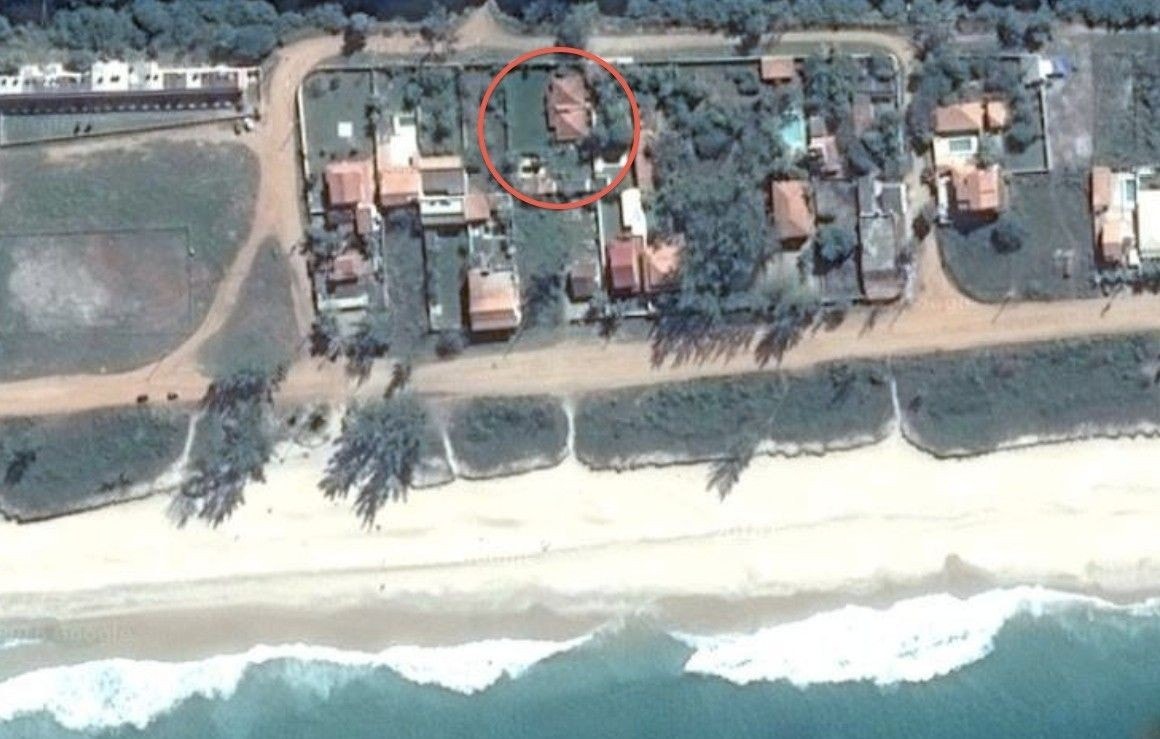 Husets plassering i forhold til stranden Galleribilde