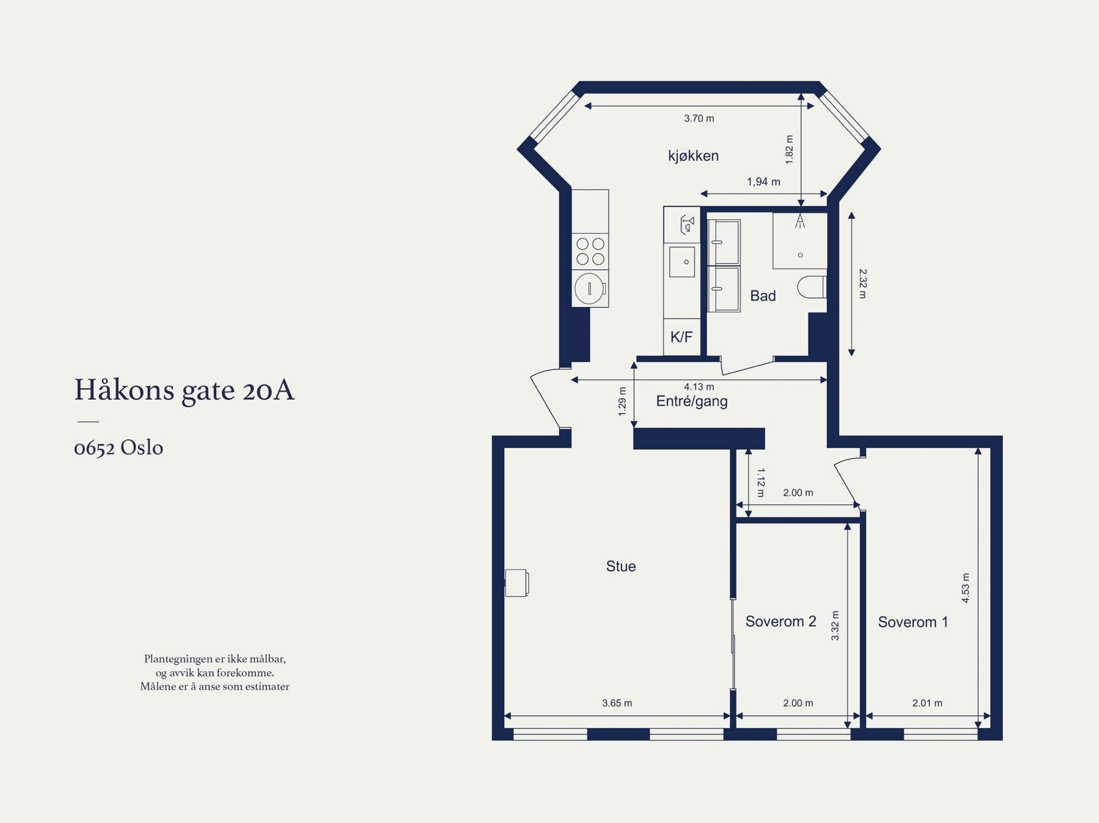 Leiligheten har en praktisk planløsning i fjerde. etasje. Galleribilde