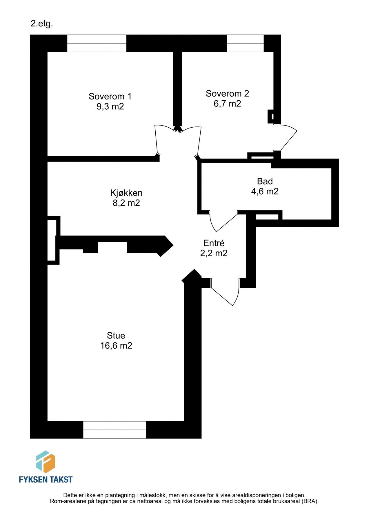Ta en titt på planskissen og gjør deg kjent med romfordelingen! Skulle ikke oppsatt visningstidspunkt passe? Ta kontakt på 941 60 434, så finner vi en løsning. Galleribilde