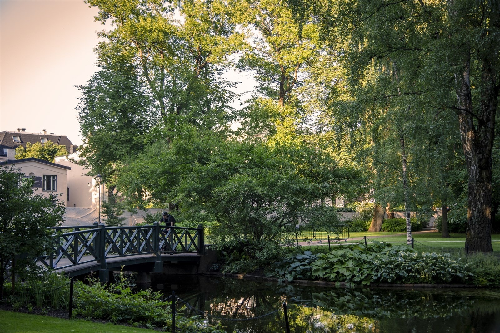 Slottsparken. Galleribilde