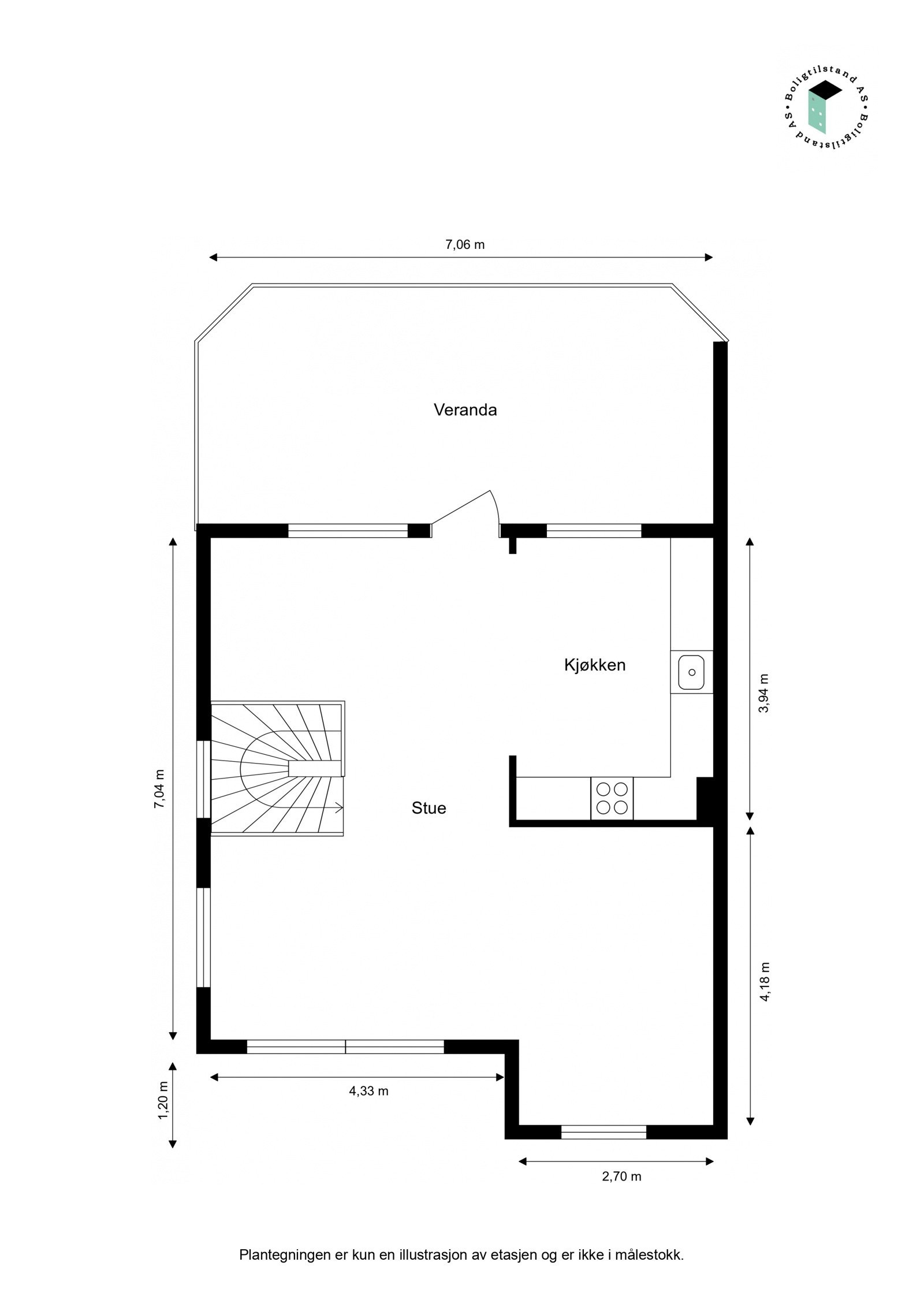 Plantegning 2. etasje Galleribilde
