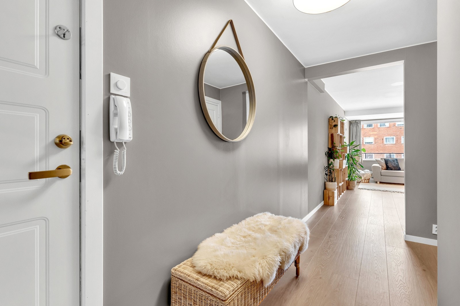 Rommet er av en størrelse som tillater deg å møblere smart uten at det går på bekostning av bevegelsesfriheten Galleribilde