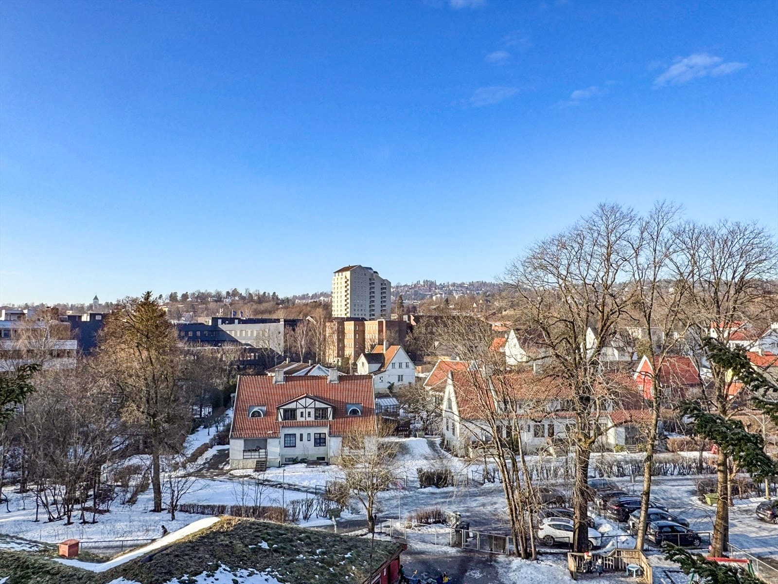 Utsikten fra terrassen mot vest Galleribilde