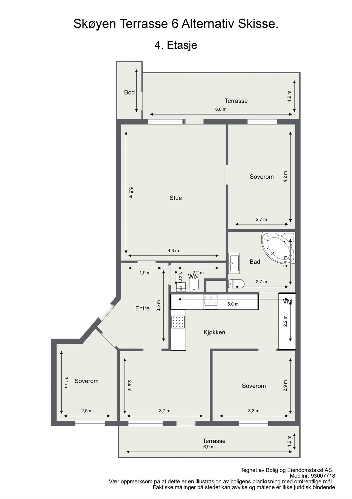 Alternativ Plantegning Galleribilde