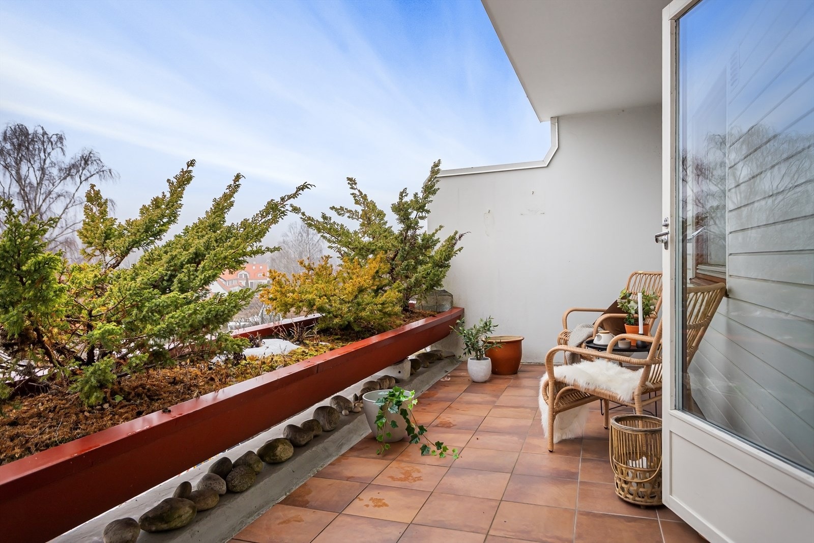 Fin terrasse mot vest Galleribilde