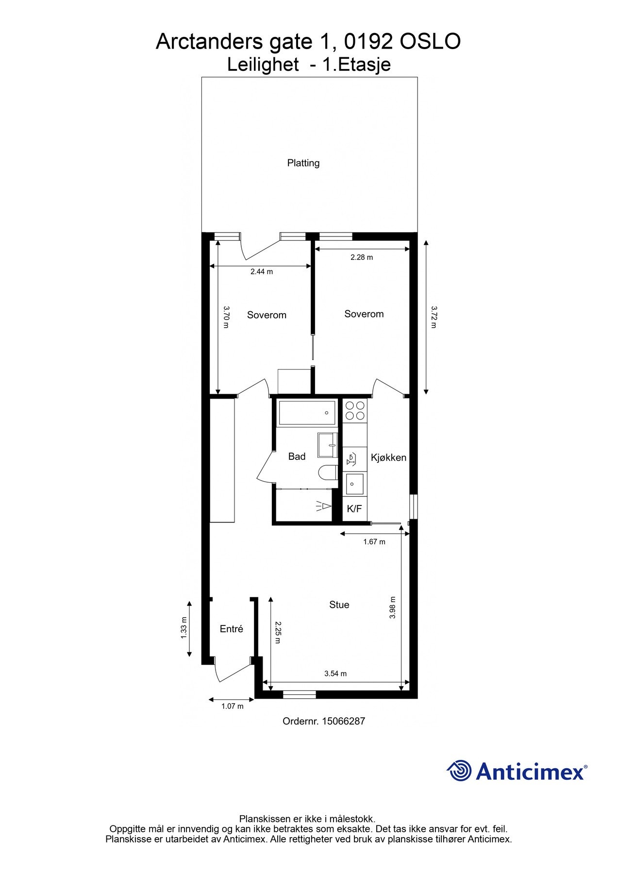 Plantegning. Galleribilde