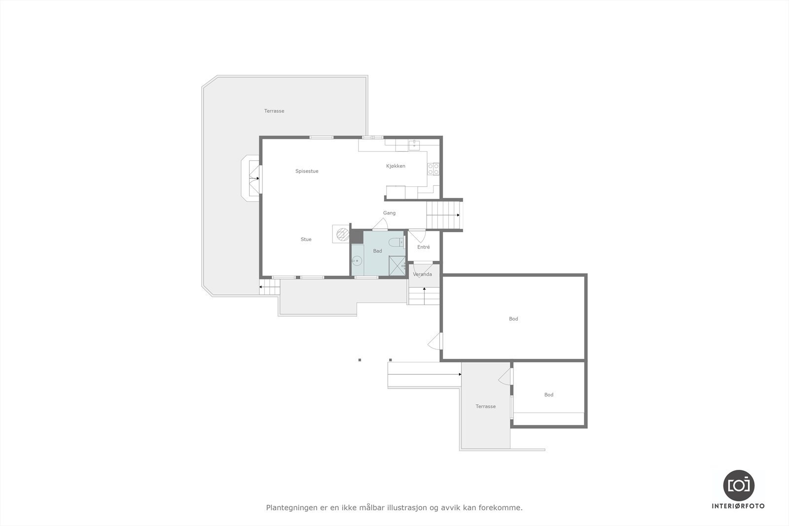 Plantegning Galleribilde