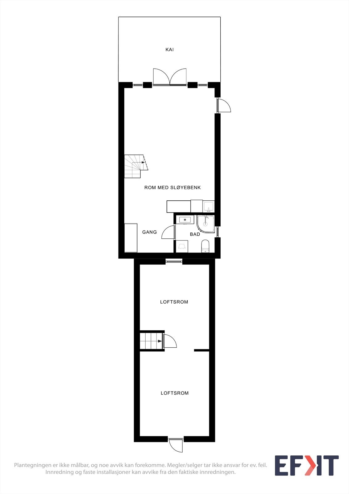 Illustrert planteikning heile eigedommen, avvik kan forekomme. Galleribilde