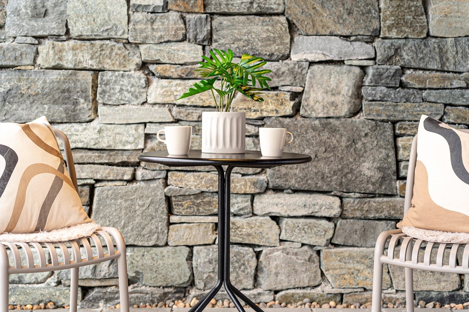 Flotte detaljer i naturstein Galleribilde