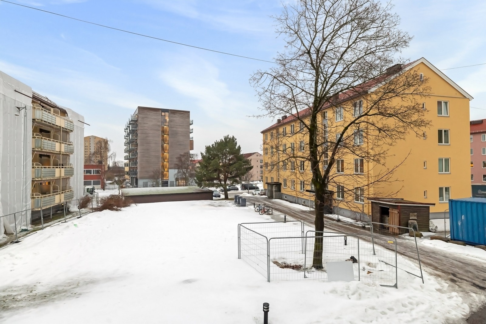 Utsikt fra balkongen Galleribilde